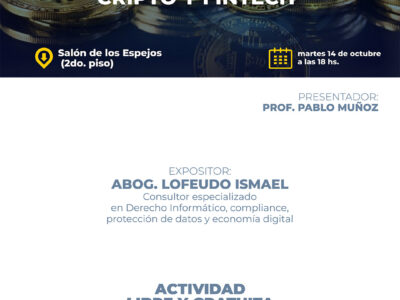 Conferencia: Actualidad tributaria, cripto y fintech
